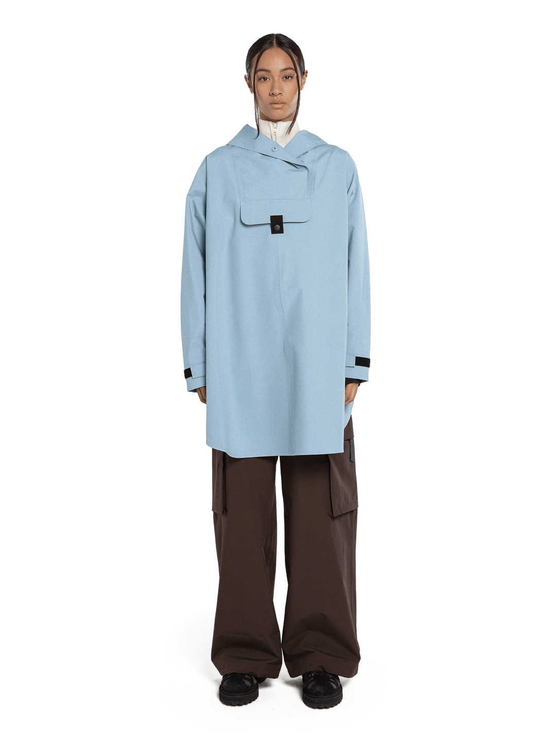 Blæst KLÆR Bergen Poncho AIRY BLUE