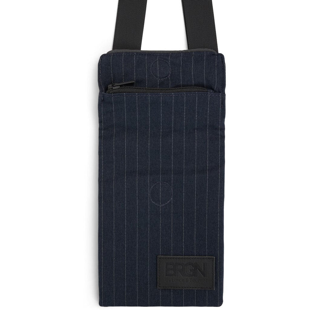 BRGN TILBEHØR Messenger Purse NavyStripe