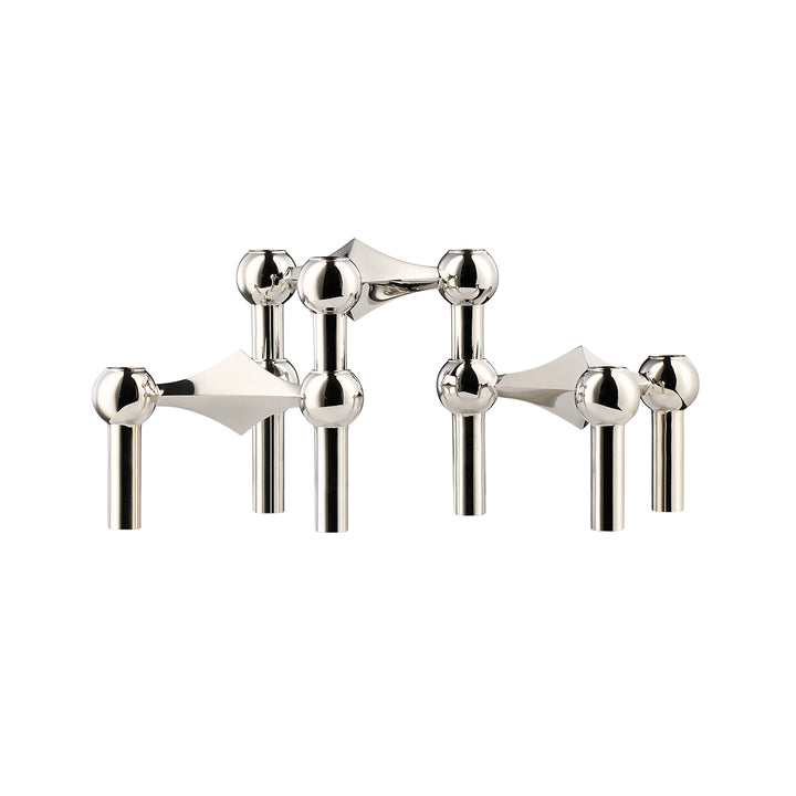 Candle Holder 3-pk Chrome