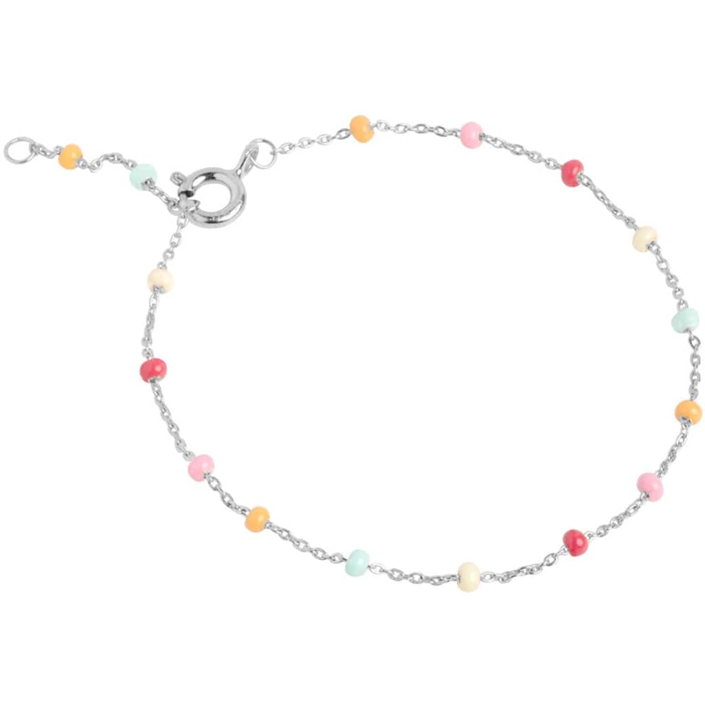 Enamel TILBEHØR Lola Armbånd Silver Rainbow 15+4cm