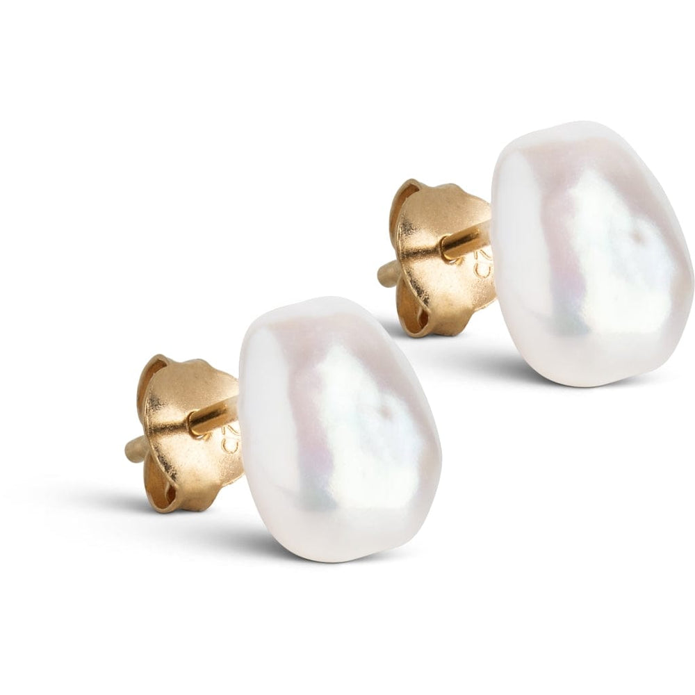 Enamel TILBEHØR Studs Baroque Pearl