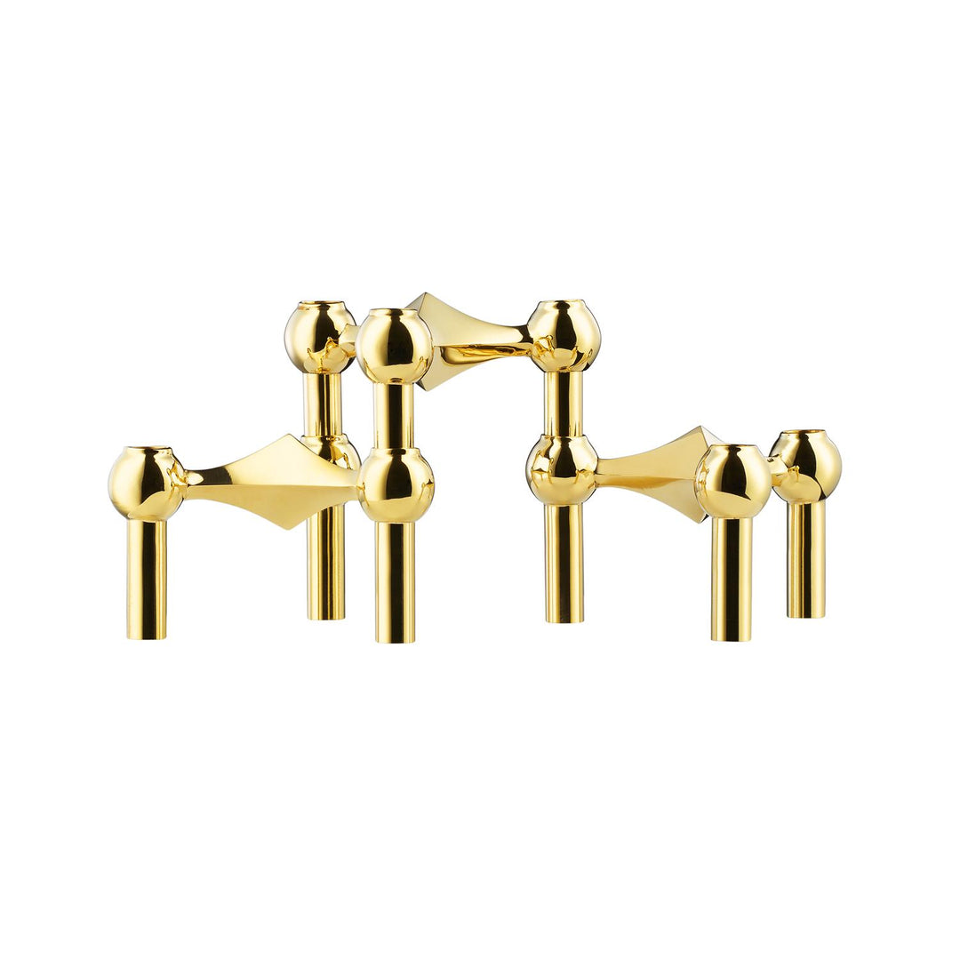 Candle Holder 3-pk Brass