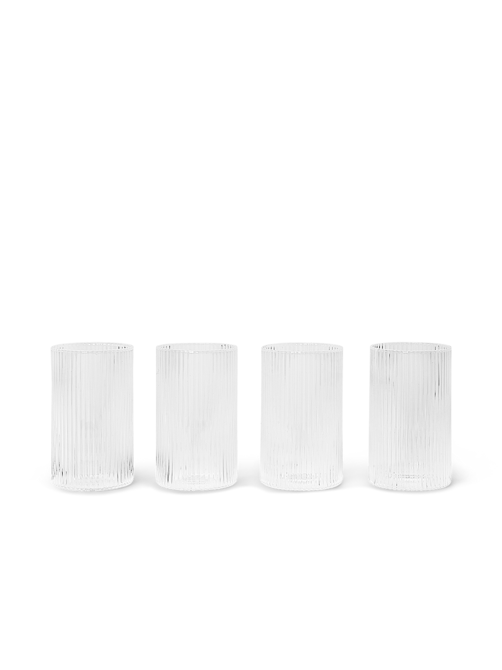 Ferm Living INTERIØR Ripple Verrines Set Av 4 Clear