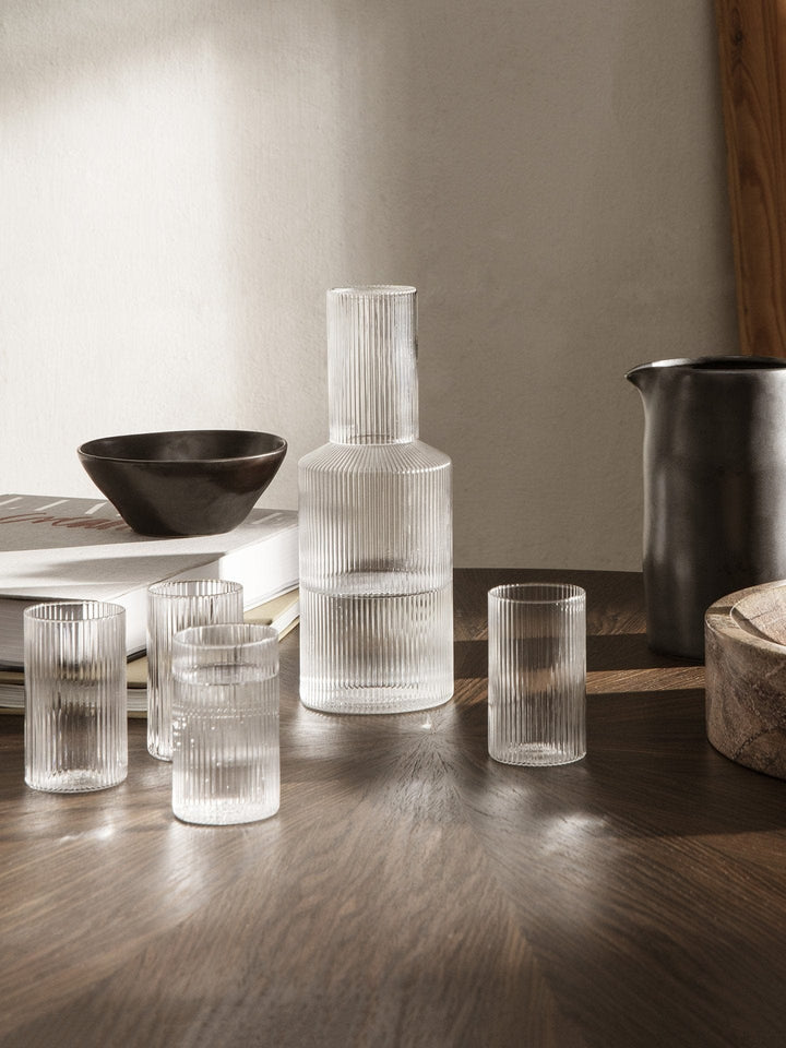 Ferm Living INTERIØR Ripple Verrines Set Av 4 Clear