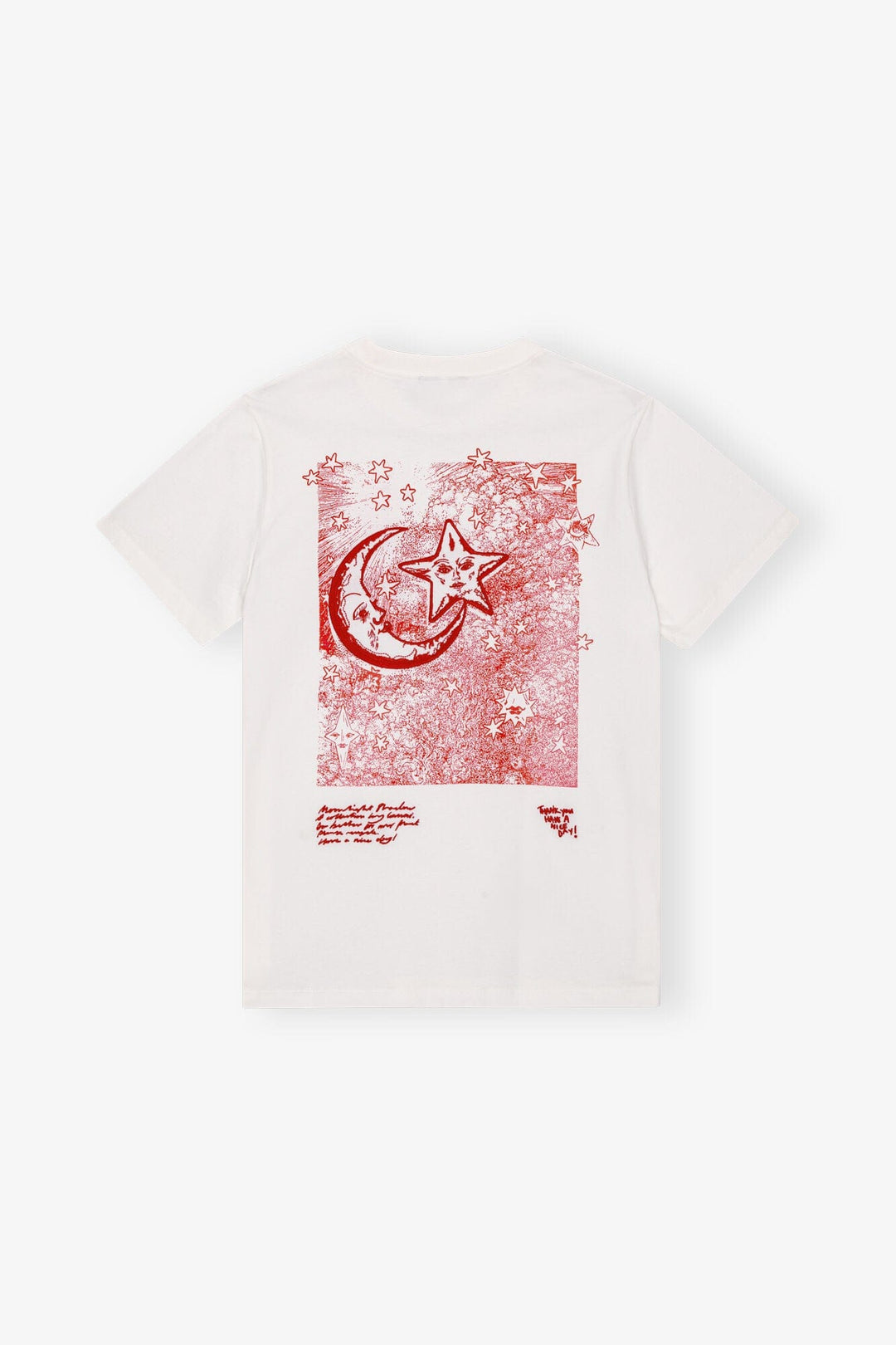 GANNI KLÆR Celestial Poster Relaxed T-shirt