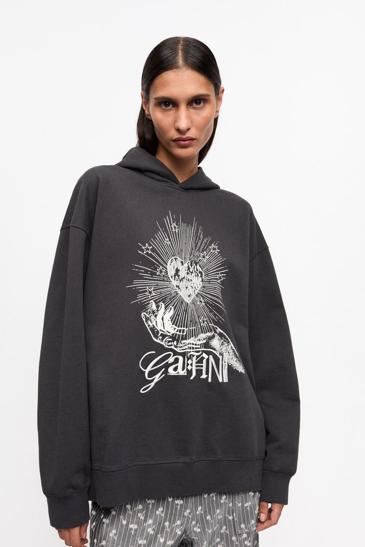 GANNI KLÆR Isoli Heart Oversized Hoodie