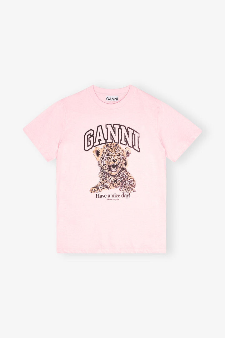 GANNI KLÆR Leopard Relaxed T-shirt