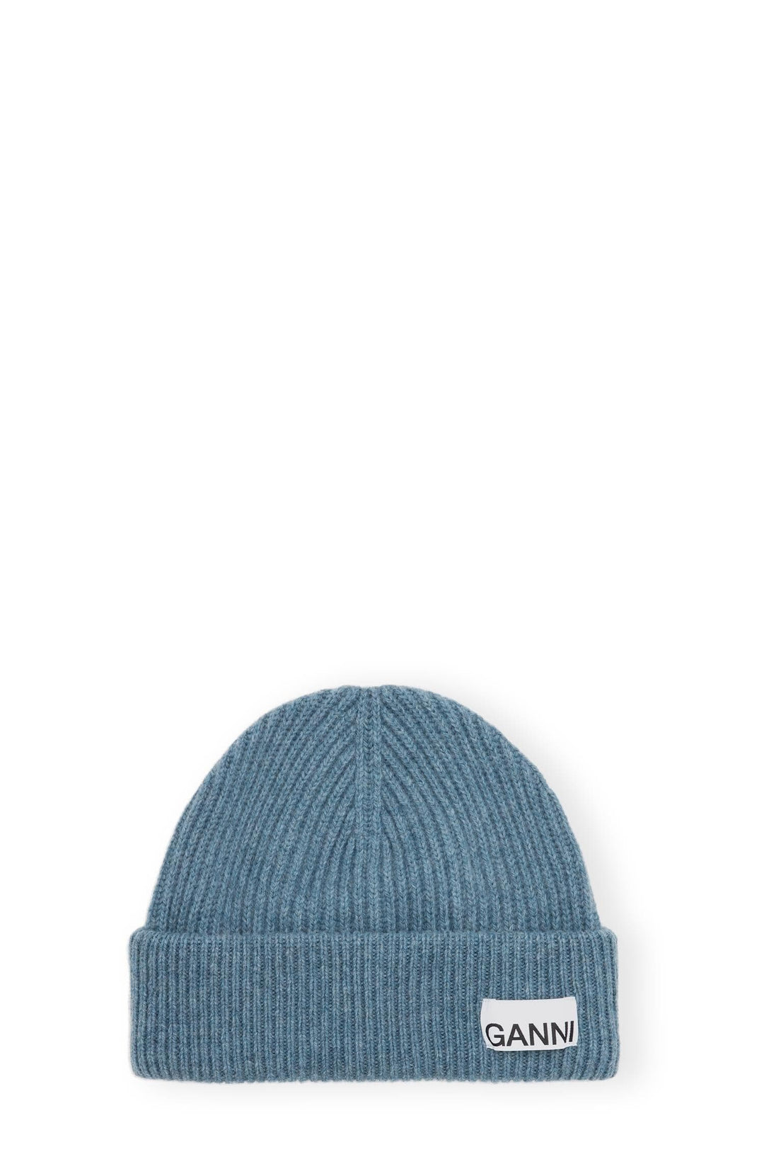 GANNI TILBEHØR Rib Lue Dusty Blue