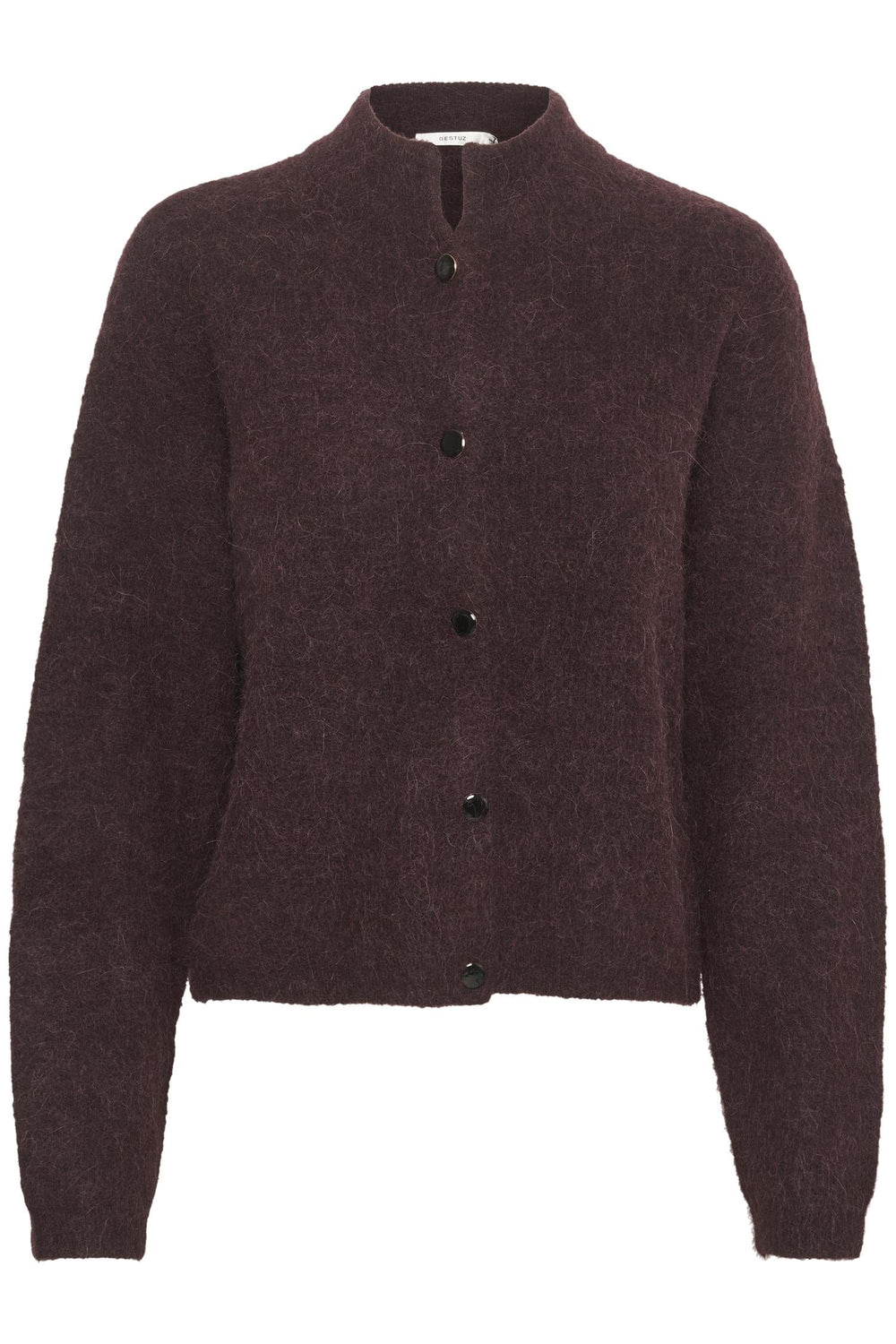 Gestuz KLÆR Alpha Short Cardigan Plum Melange