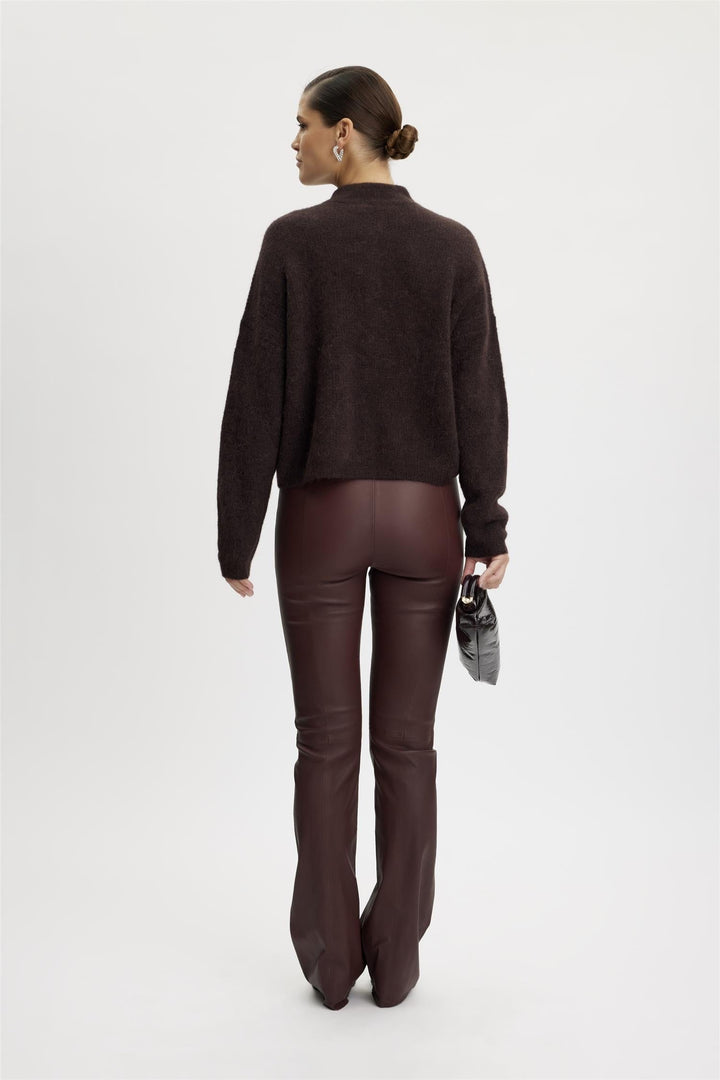 Gestuz KLÆR Cardigan Alpha -Deep brown