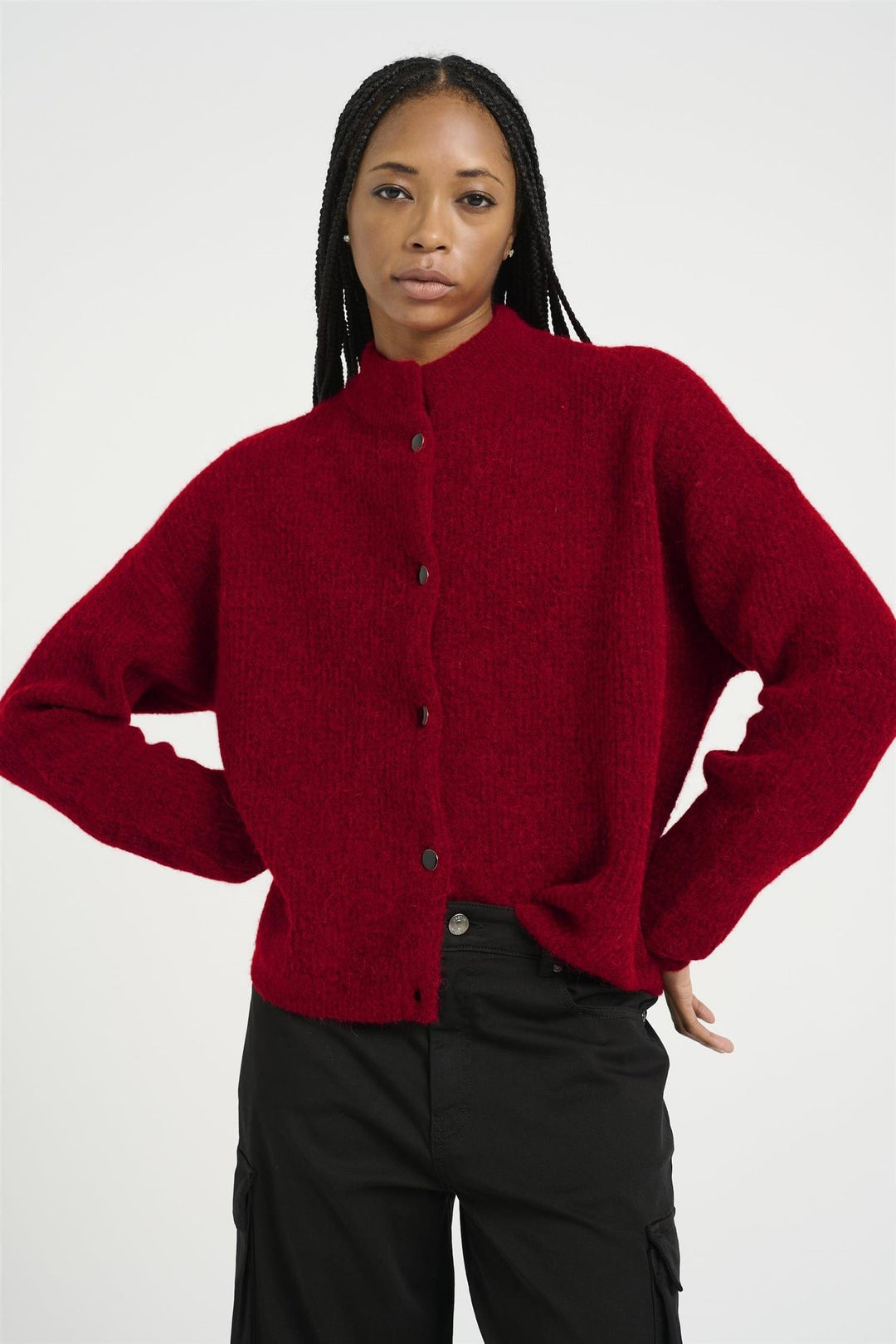 Gestuz KLÆR Cardigan Alpha Haute Red