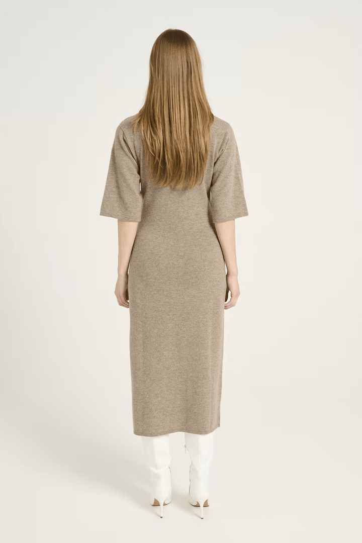 Gestuz KLÆR ManziGZ Long Dress MediumSand