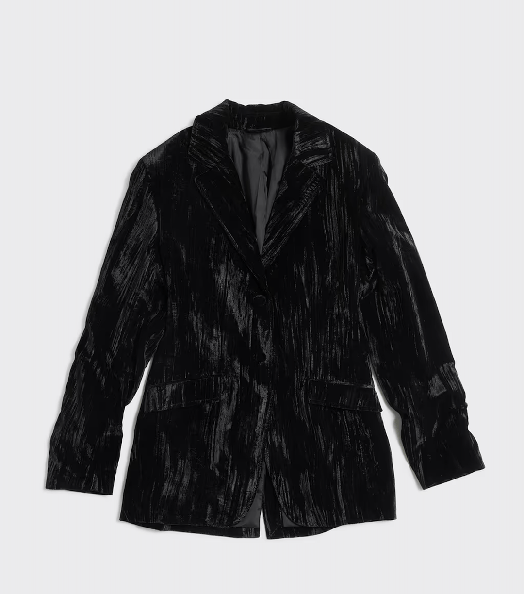 HOLZWEILER KLÆR Cygnet Velvet Blazer Black