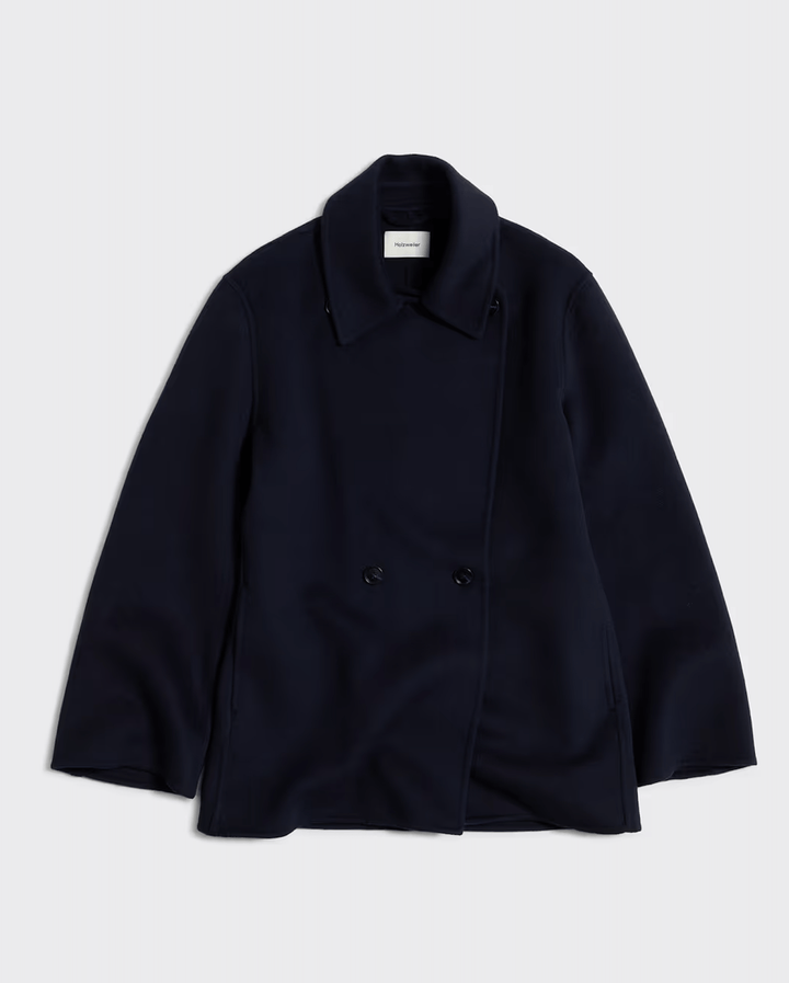 HOLZWEILER KLÆR Felsa Wool Peacoat DarkBlue