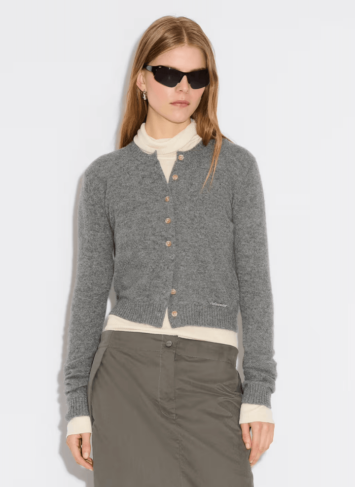 HOLZWEILER KLÆR W. Cashmere Cardigan DarkGrey