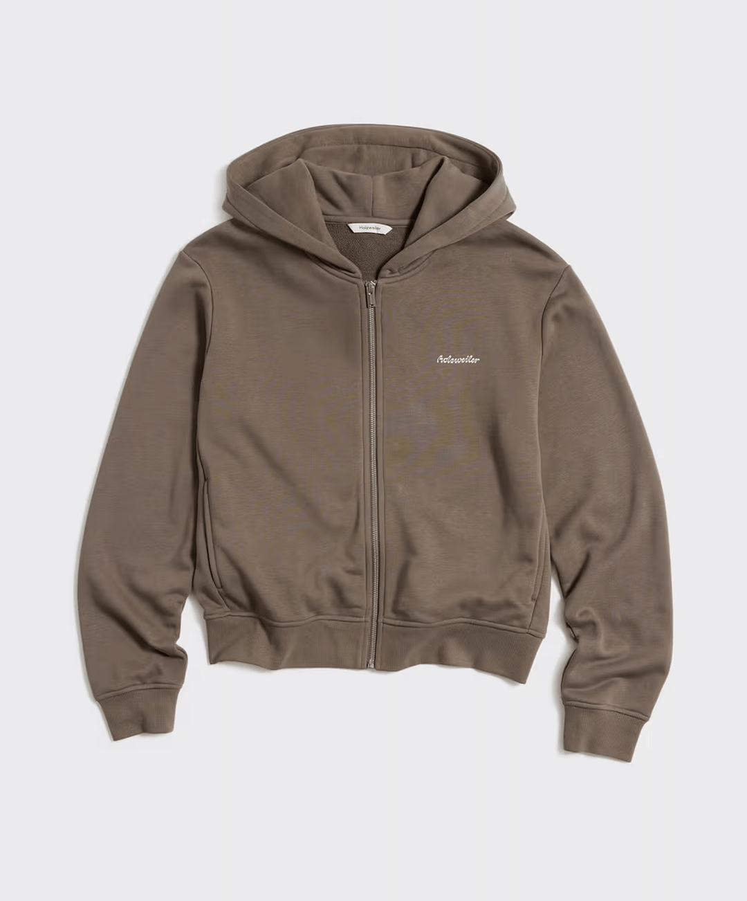 HOLZWEILER KLÆR W Regular Light Zip Hoodie Taupe