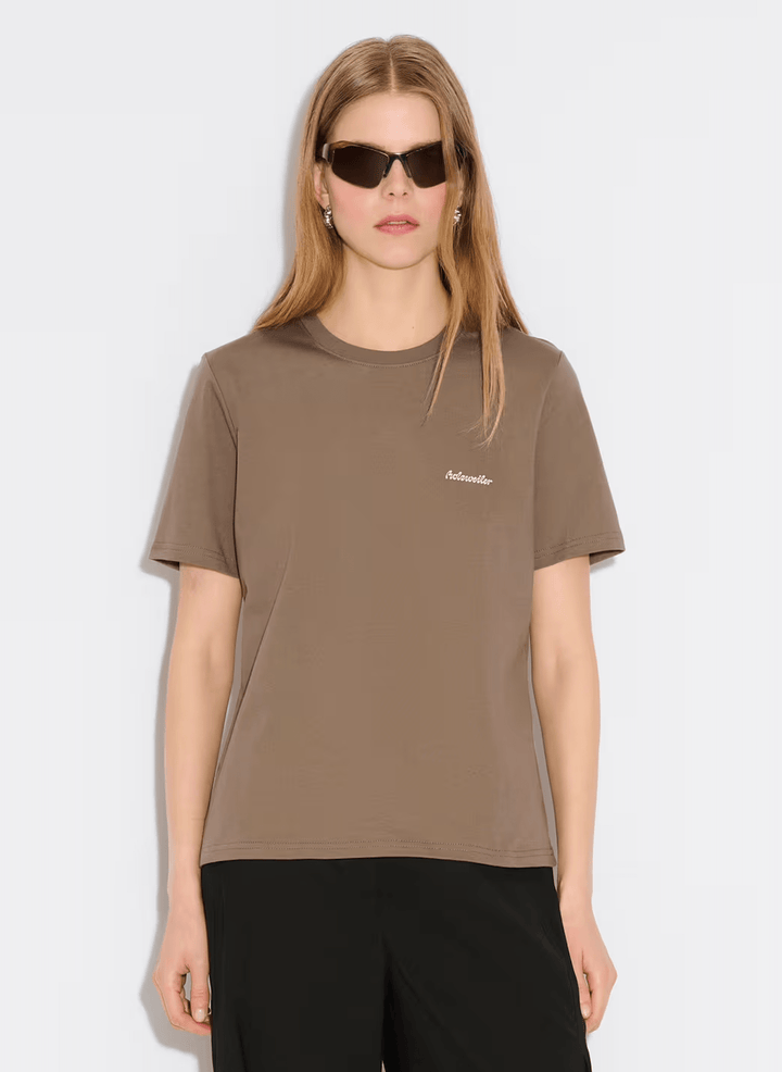 HOLZWEILER KLÆR W Regular Tee Taupe