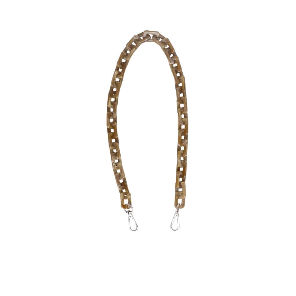 HVISK TILBEHØR Squared Chain Handle Brown