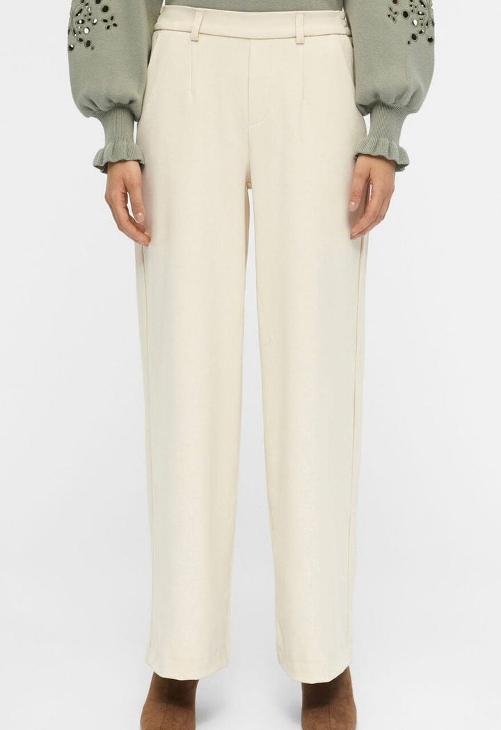 Object KLÆR LISA WIDE PANT Sandshell