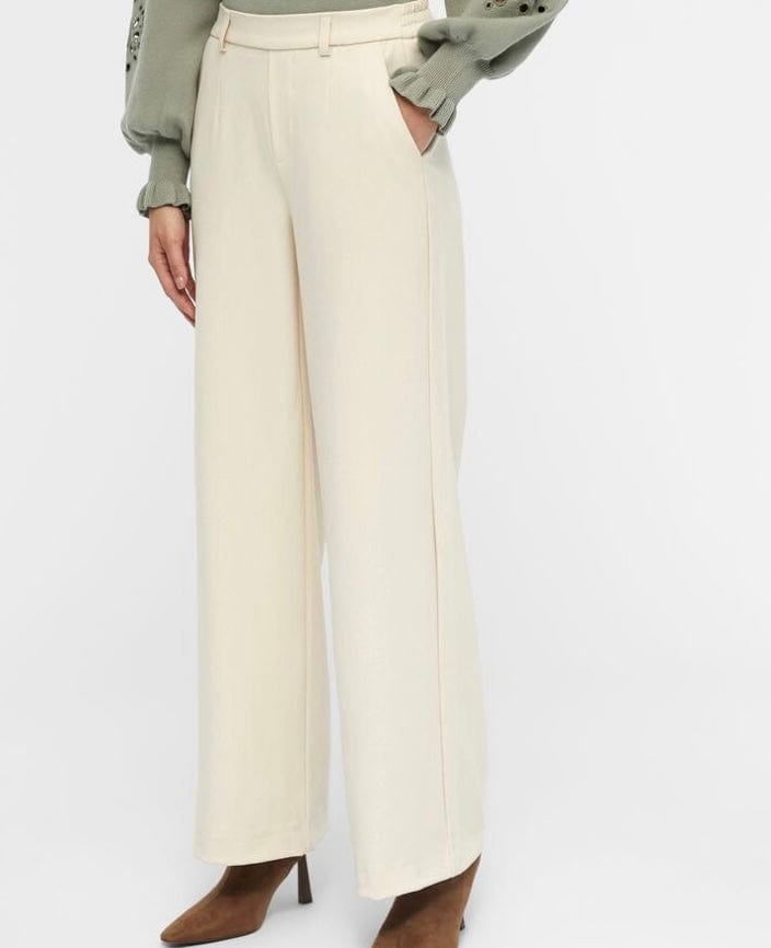 Object KLÆR LISA WIDE PANT Sandshell