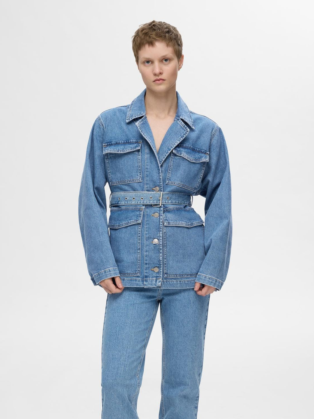 Selected Femme KLÆR Ellin-Studios Denim Jakke