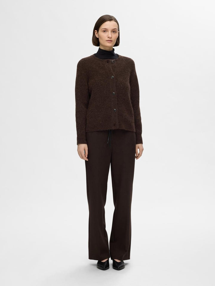 Selected Femme KLÆR LULU CARDIGAN CoffeeBean