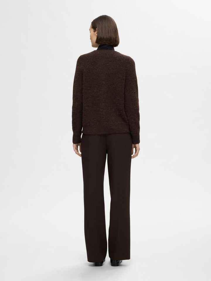 Selected Femme KLÆR LULU CARDIGAN CoffeeBean