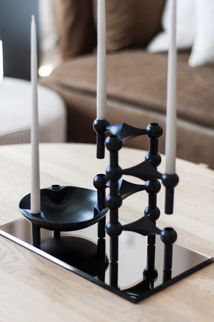 STOFF NAGEL INTERIØR Candle Holder Black 1 pk