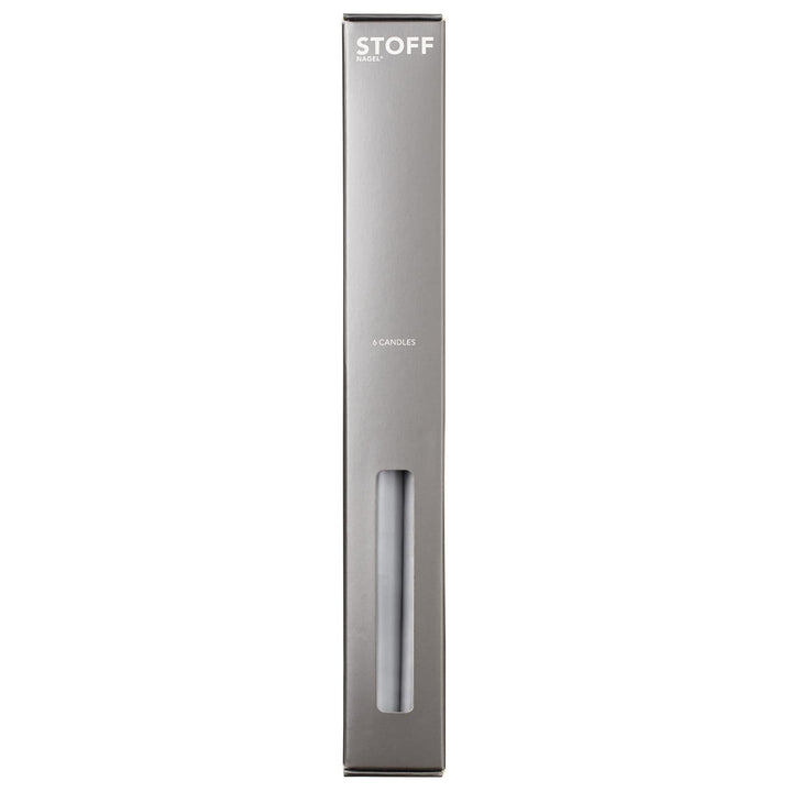 STOFF NAGEL INTERIØR Taper Candle 6pk Light Grey