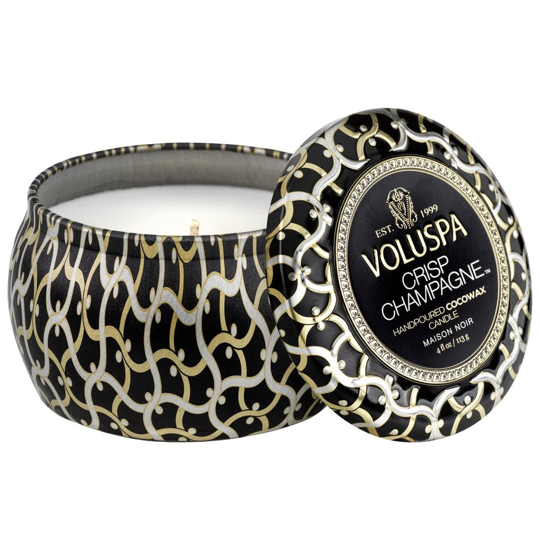 Voluspa INTERIØR Crisp Champagne Maison Mini Tin Candle