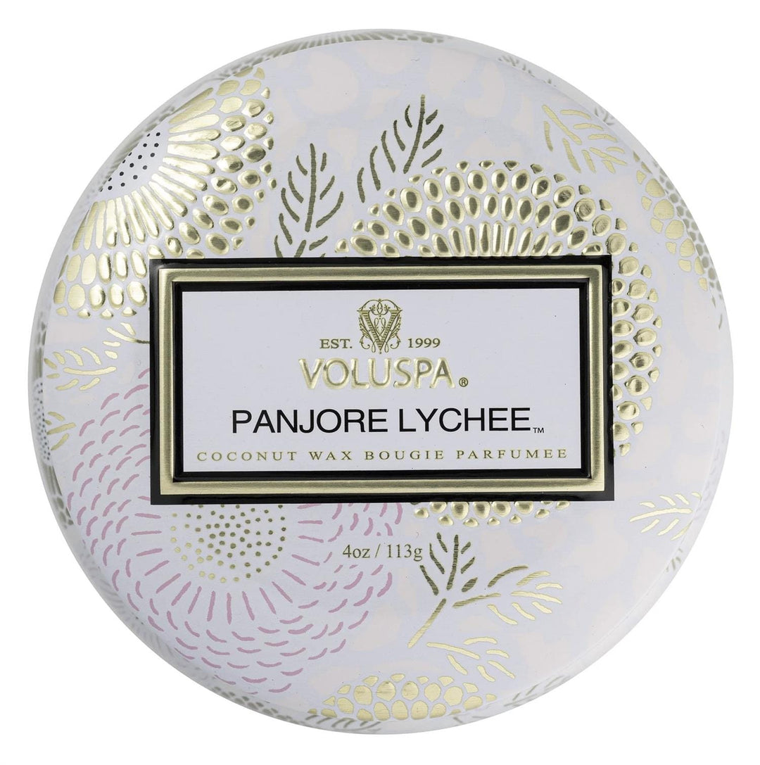 Voluspa INTERIØR Mini Tin Candle 25tim Panjore Lychee