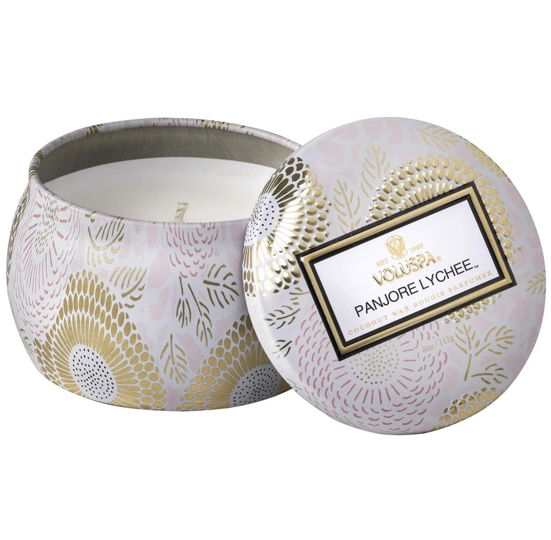 Voluspa INTERIØR Mini Tin Candle 25tim Panjore Lychee