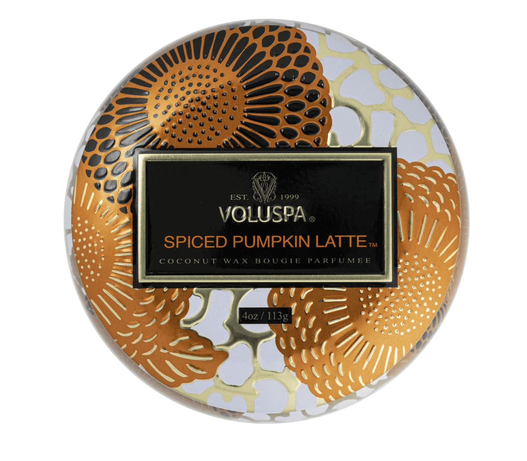 Voluspa INTERIØR Mini Tin Candle 25tim Spiced Pumpkin Latte