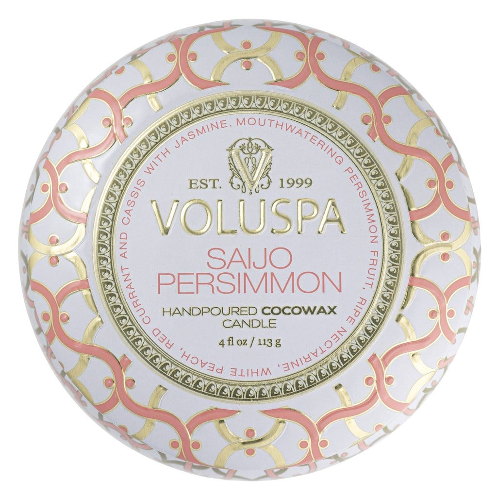 Voluspa INTERIØR Saijo Persimmon Maison Mini Tin Candle