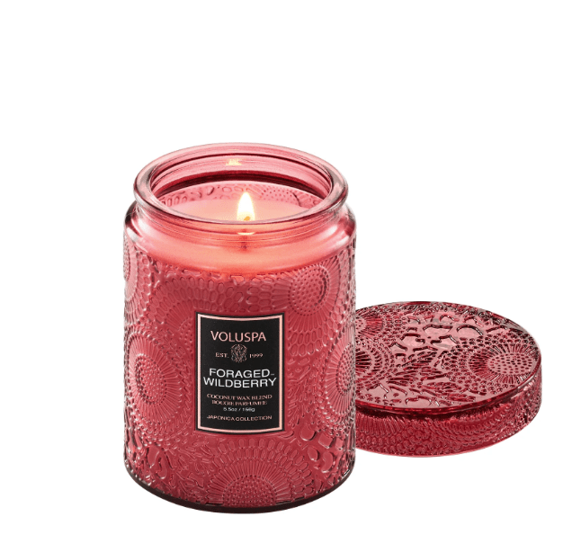 Voluspa INTERIØR Small Jar Candle Foraged Wildberry